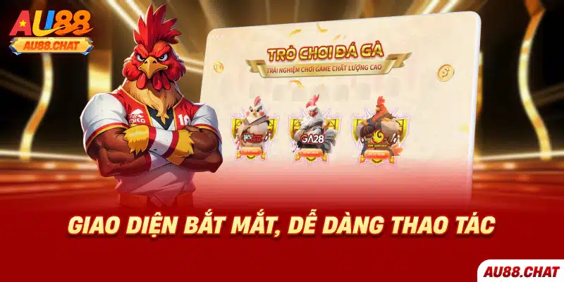 Giao diện bắt mắt, dễ dàng thao tác